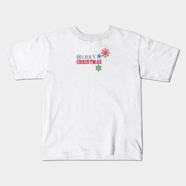 MERRY CHRISTMAS Kids T-Shirt by FlorenceFashionstyle